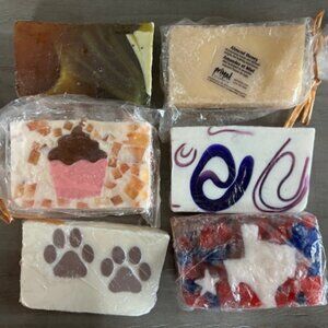 Soap Sampler, Primal Elements, Glycerin Soaps, Six Different Miscuts, Ends